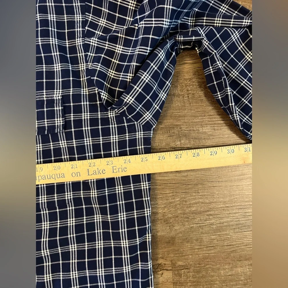 Polo Ralph Lauren Men’s Large Whitfield Classic Fit Work‎ Shirt Blue Plaid E28